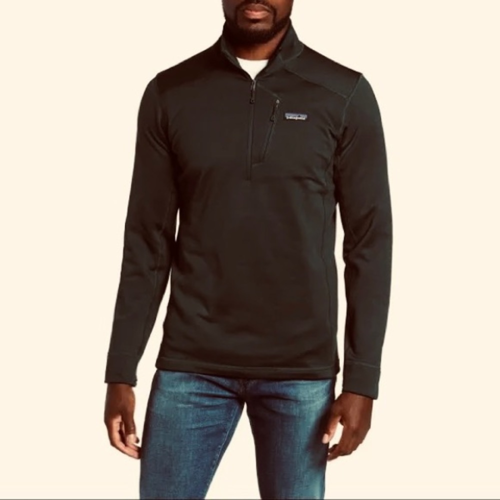 Patagonia Crosstrek 1/4 Zip Black Pullover